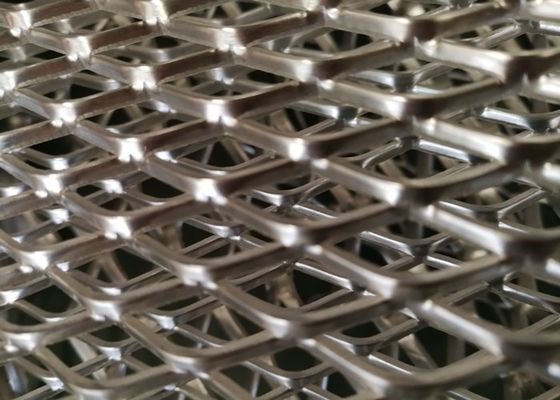 SWD 10mm LWD 25mm Expanded Metal Mesh , Fish Scale Mesh For House Decoration